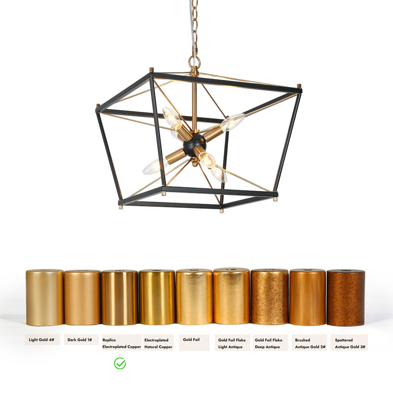 Mercer41 Chrisse 6 - Light Lantern Chandelier & Reviews